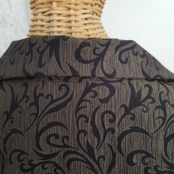 Brown & Black Swirl Blazer Duster Size 20W - Picture 9 of 9